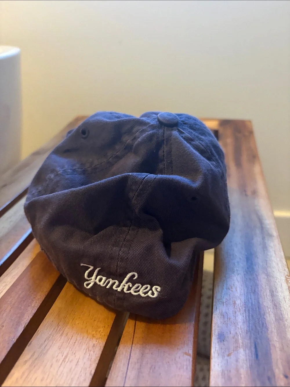 Vintage Yankees Navy Baseball Cap with White NY Logo